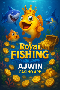 Tela do jogo Royal Fishing no AJWIN app